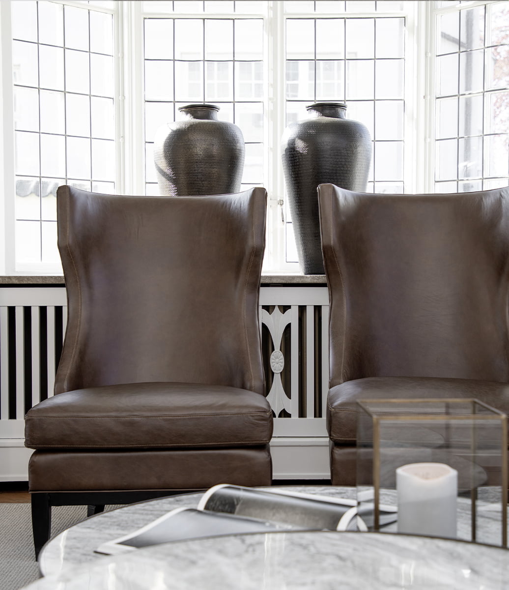 Fåtölj Reed Chocolate Brown