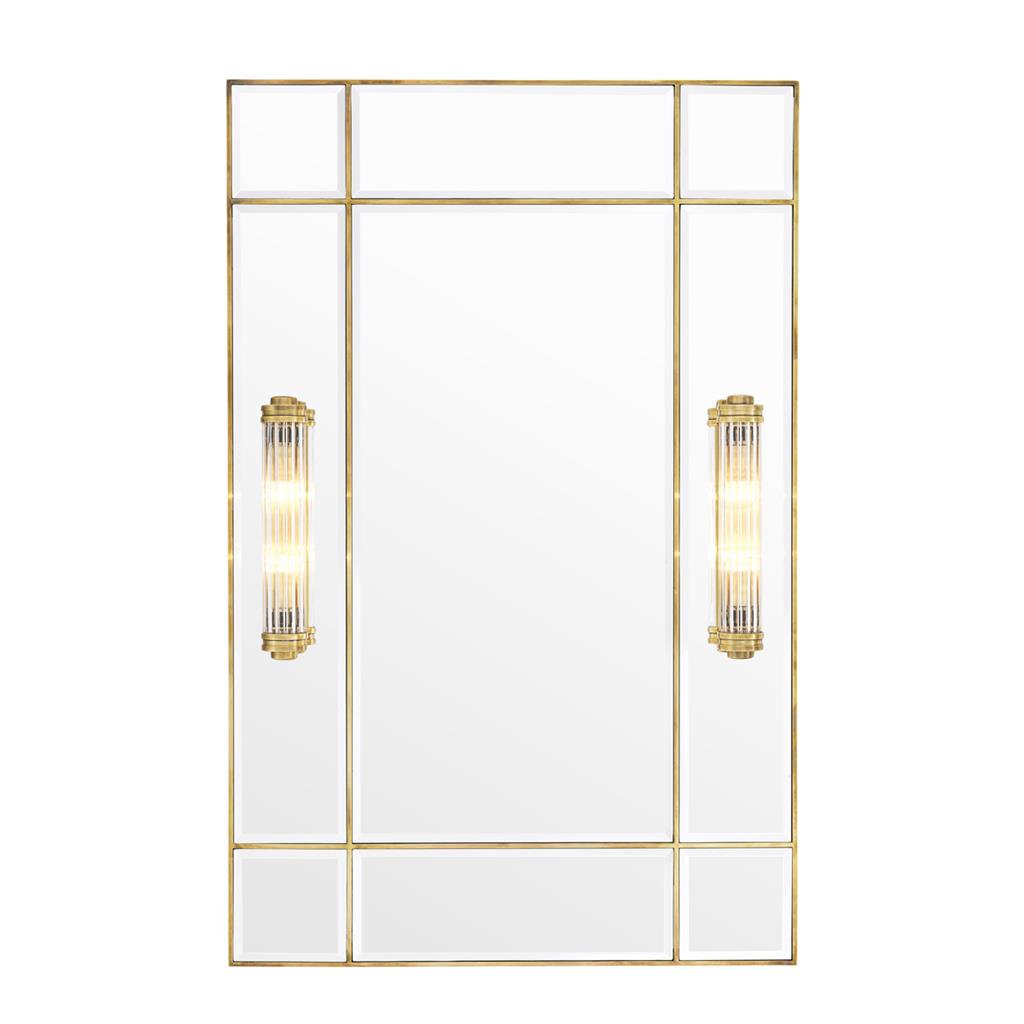 Spegel Beaumont m lampa