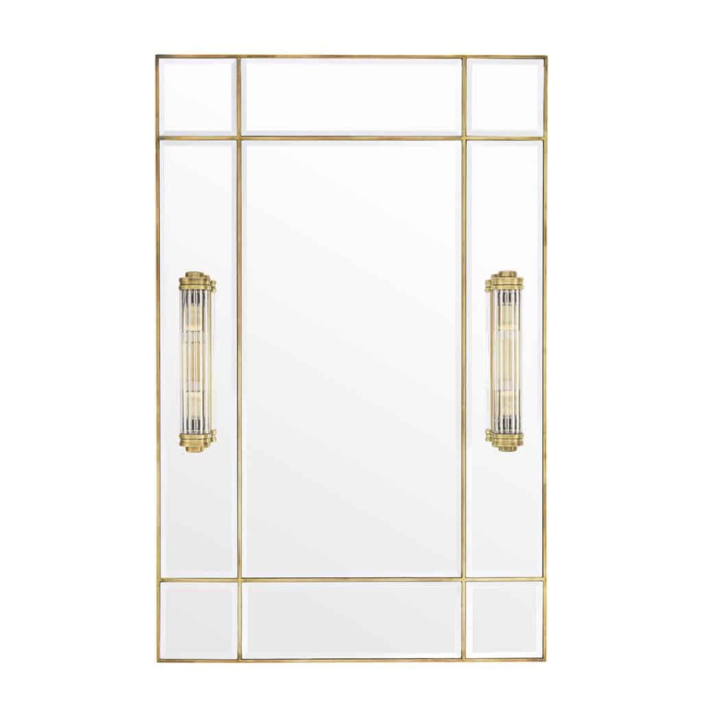 Spegel Beaumont m lampa