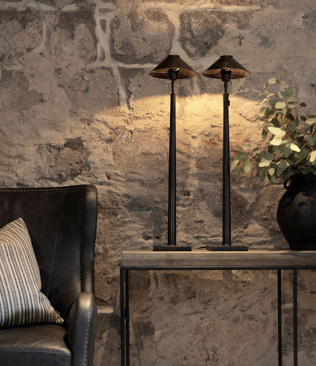 Bordslampa Positano Antik Brons
