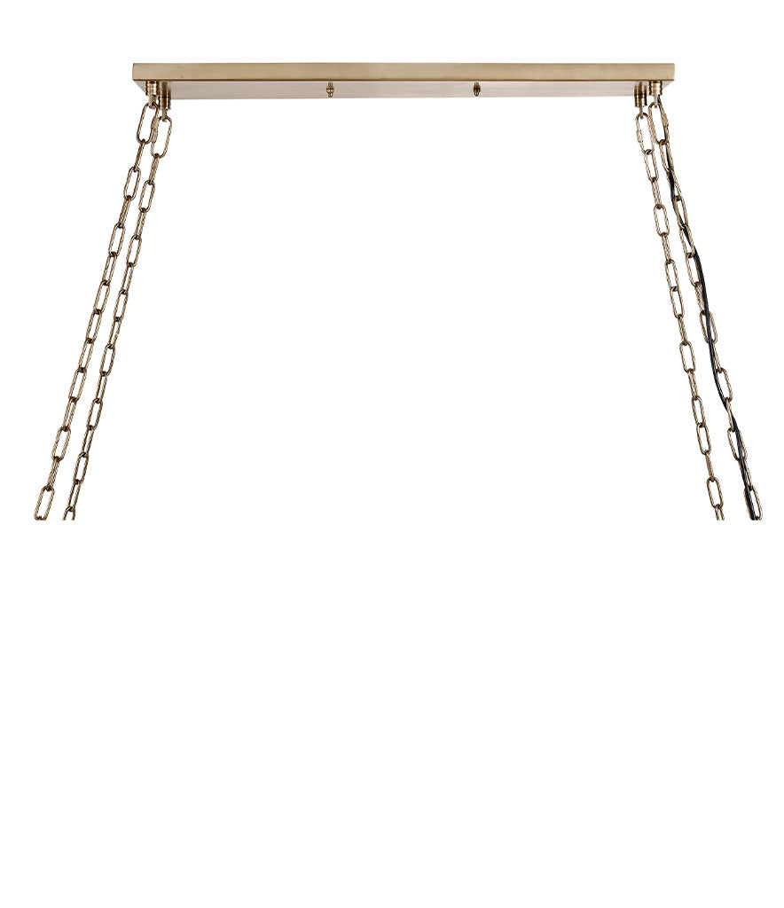 Taklampa Crown Antik Mässing