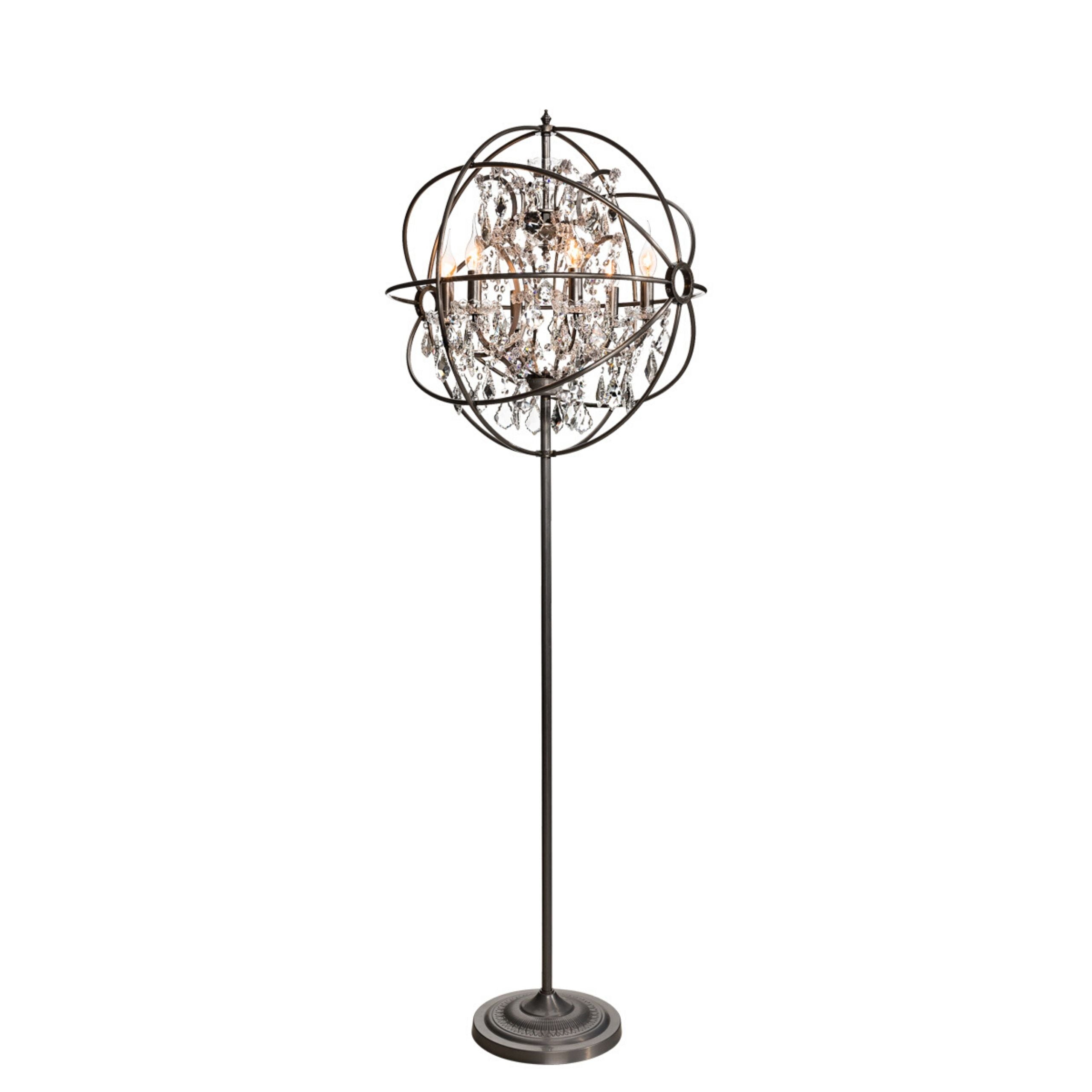 Golvlampa Rome Kristall