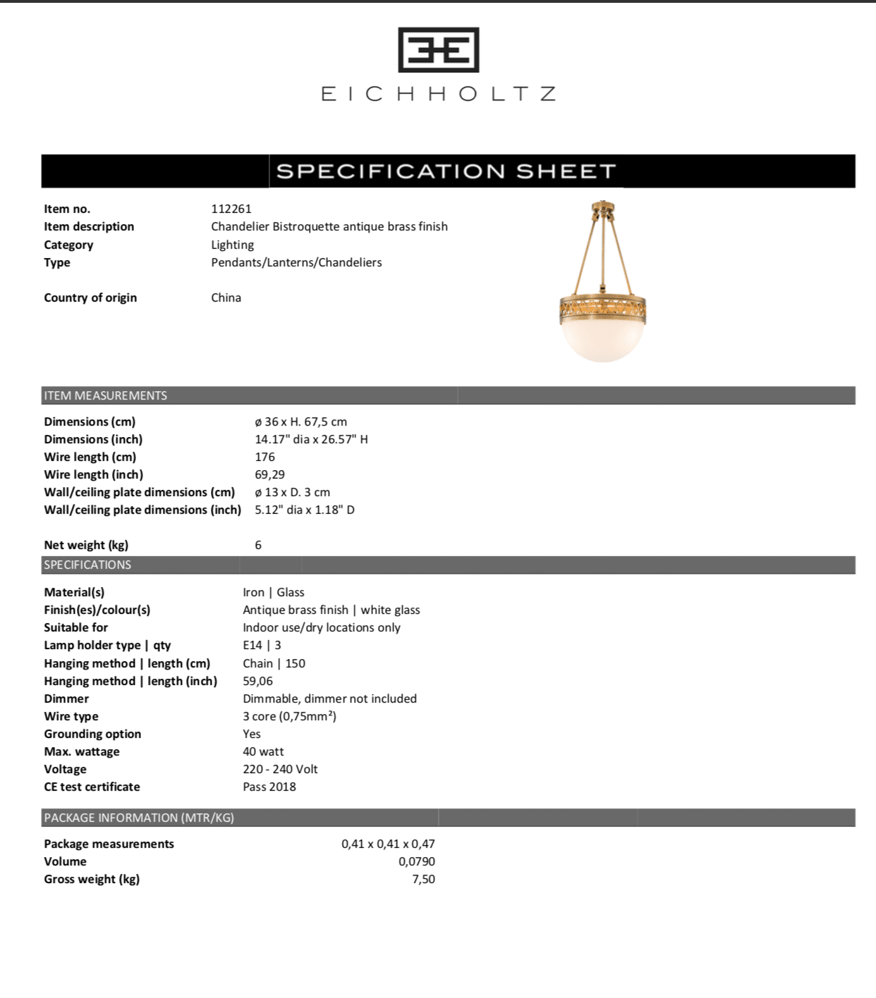 Taklampa Bistroquette