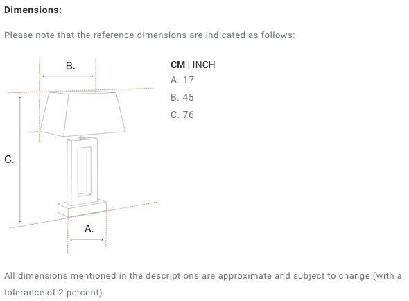 Bordslampa Mediterraneo