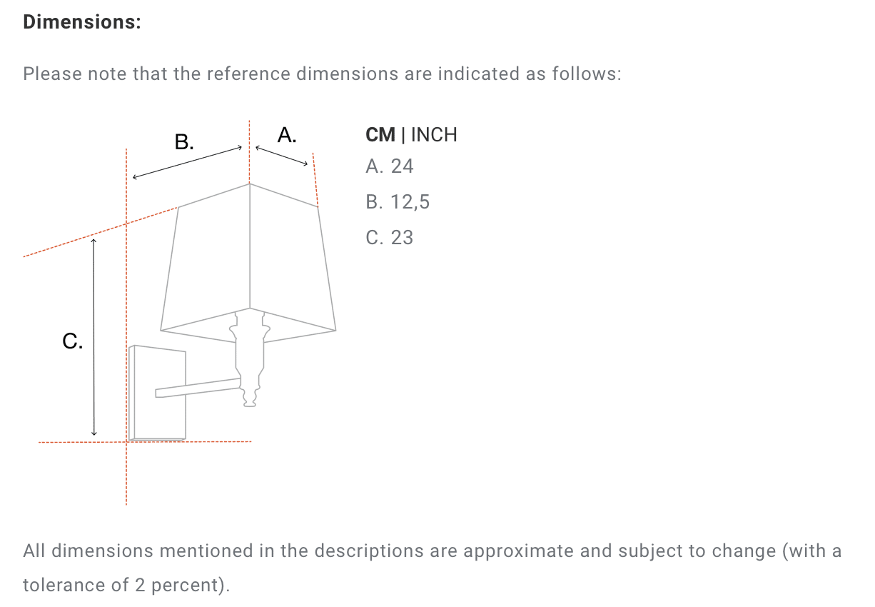 Vägglampa St. Kitts