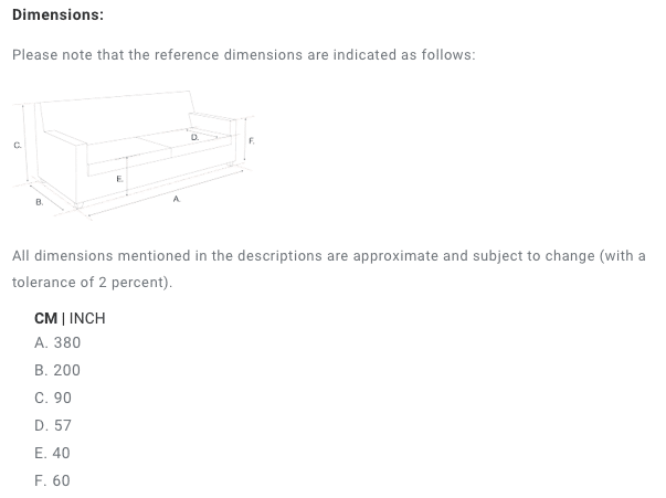 Soffa Vista Grande Lounge