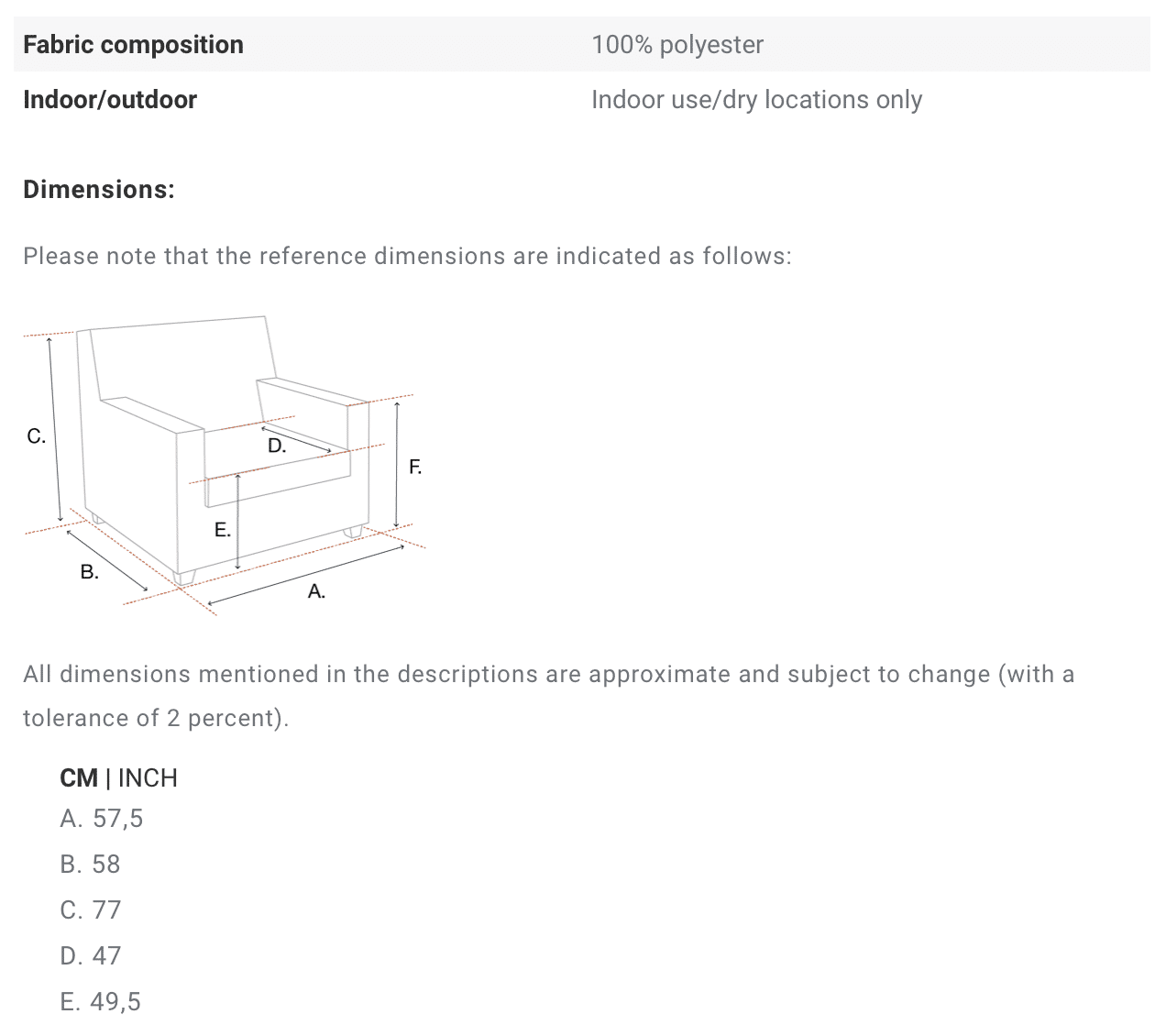 Matstol Chloé set om 2