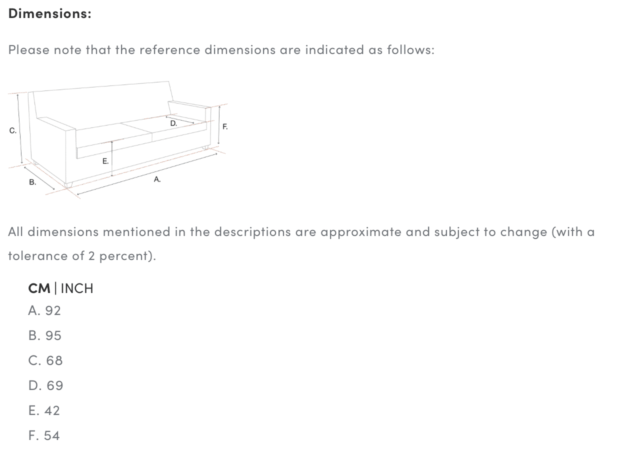 Modulsoffa Dean Höger