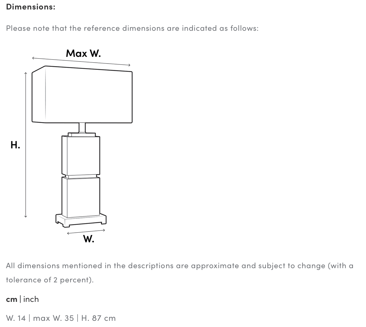 Bordslampa Cullingham
