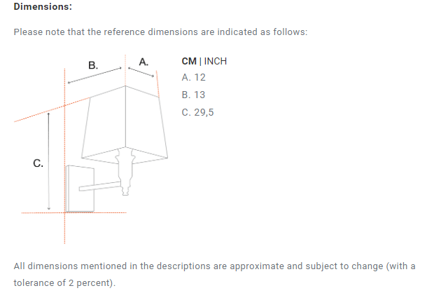 Vägglampa Claridges Single
