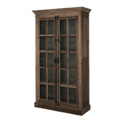 Vitrinskåp Elmwood Franskt