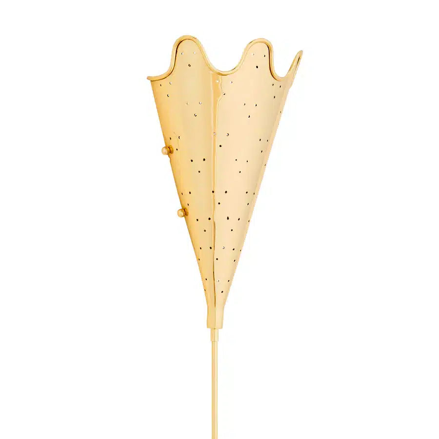 Vägglampa Brass Ripple Torchiere