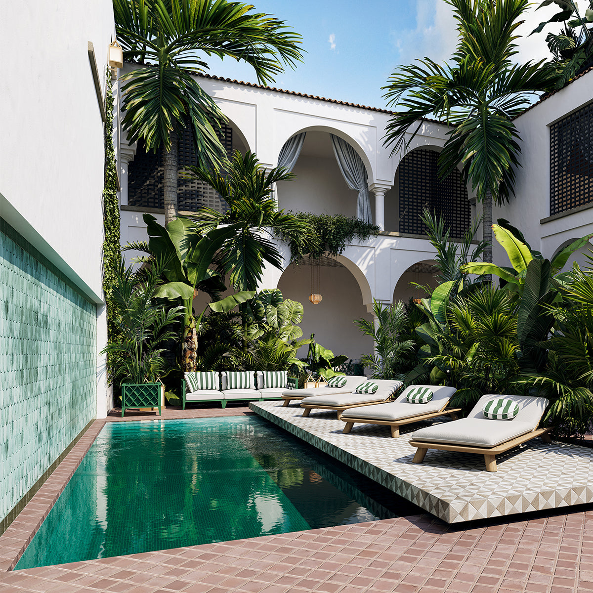 Utomhussoffa Ocean Club L