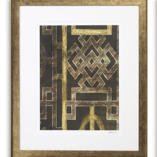 Tavla Trellis Pattern by Ethan Harper I 2-Set