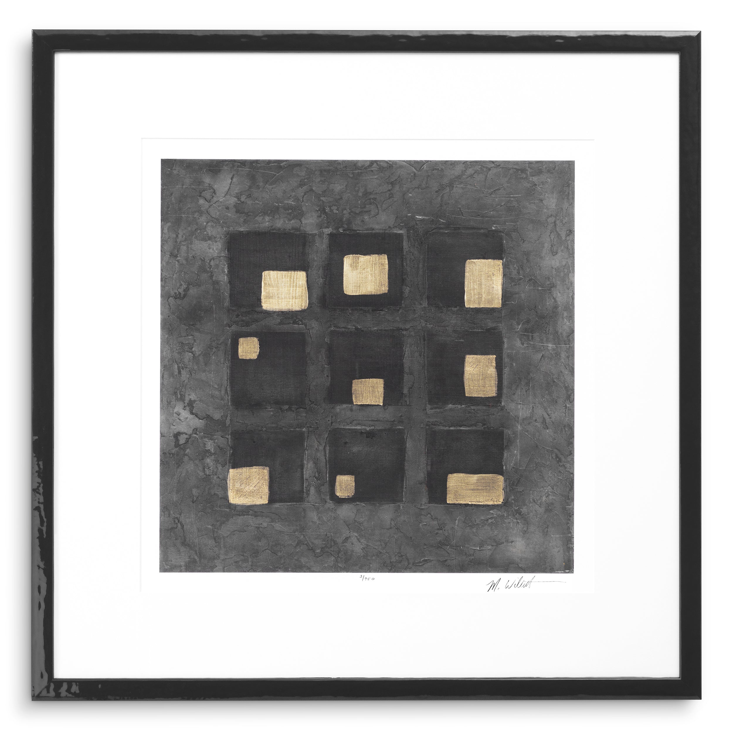 Tavla Black Squares av Michael Willett 2-Set