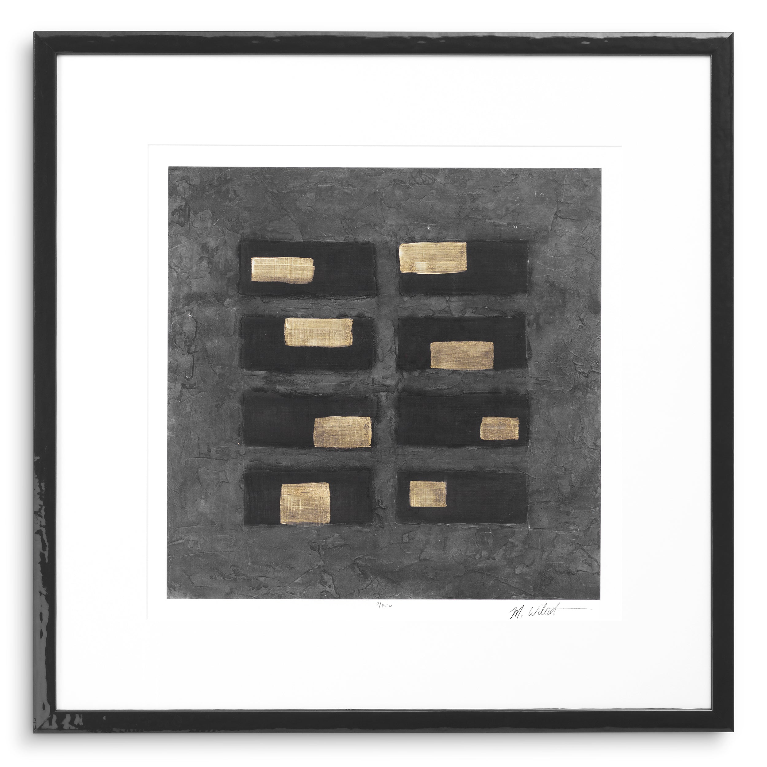 Tavla Black Squares av Michael Willett 2-Set
