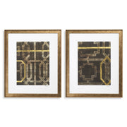 Tavla Trellis Pattern by Ethan Harper II 2-Set