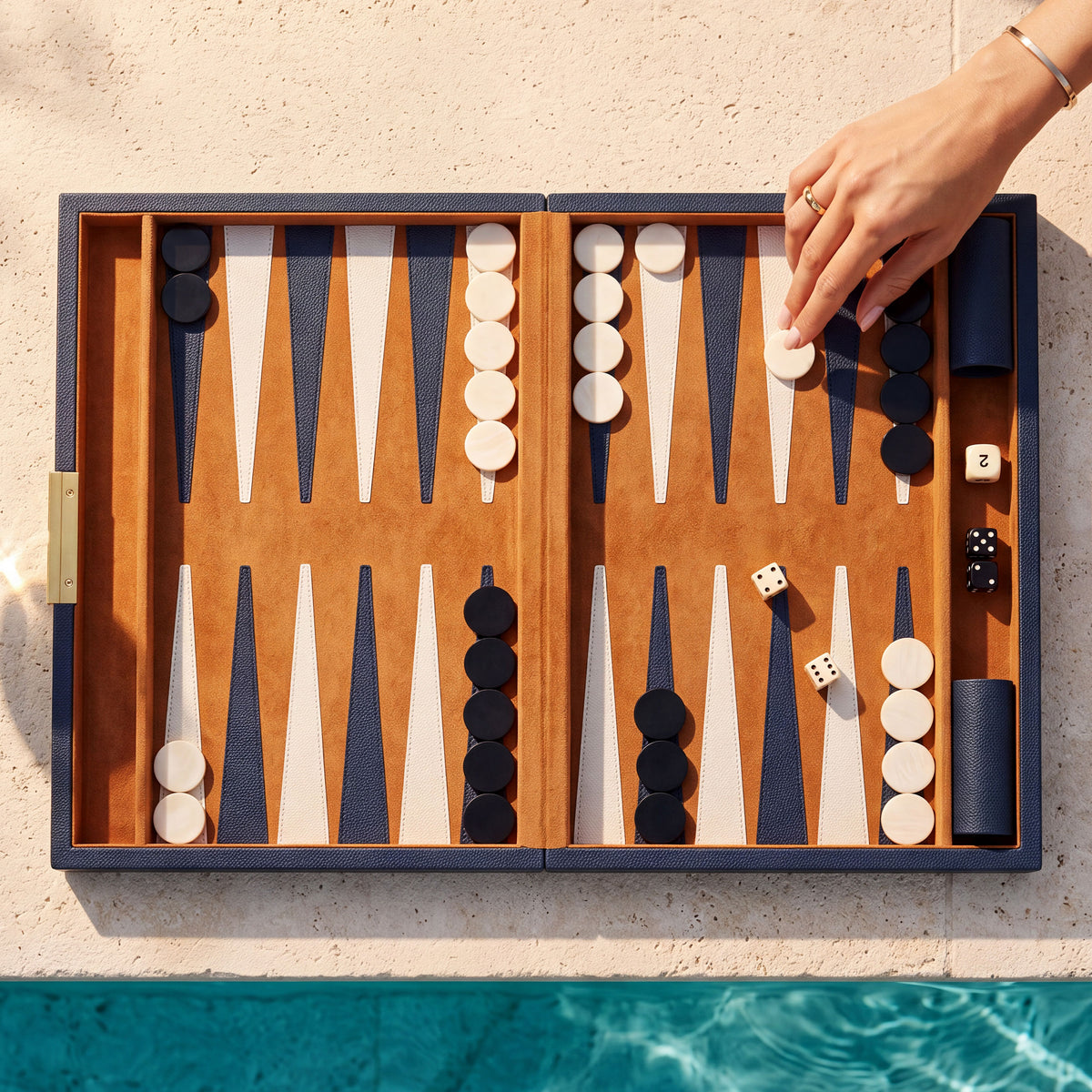 Brädspel Backgammon South Shore