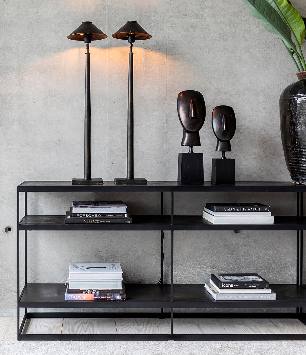 Bordslampa Positano Antik Brons