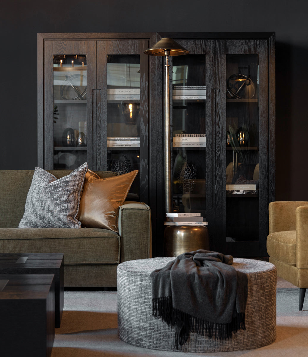 Golvlampa Positano Antik Mässing