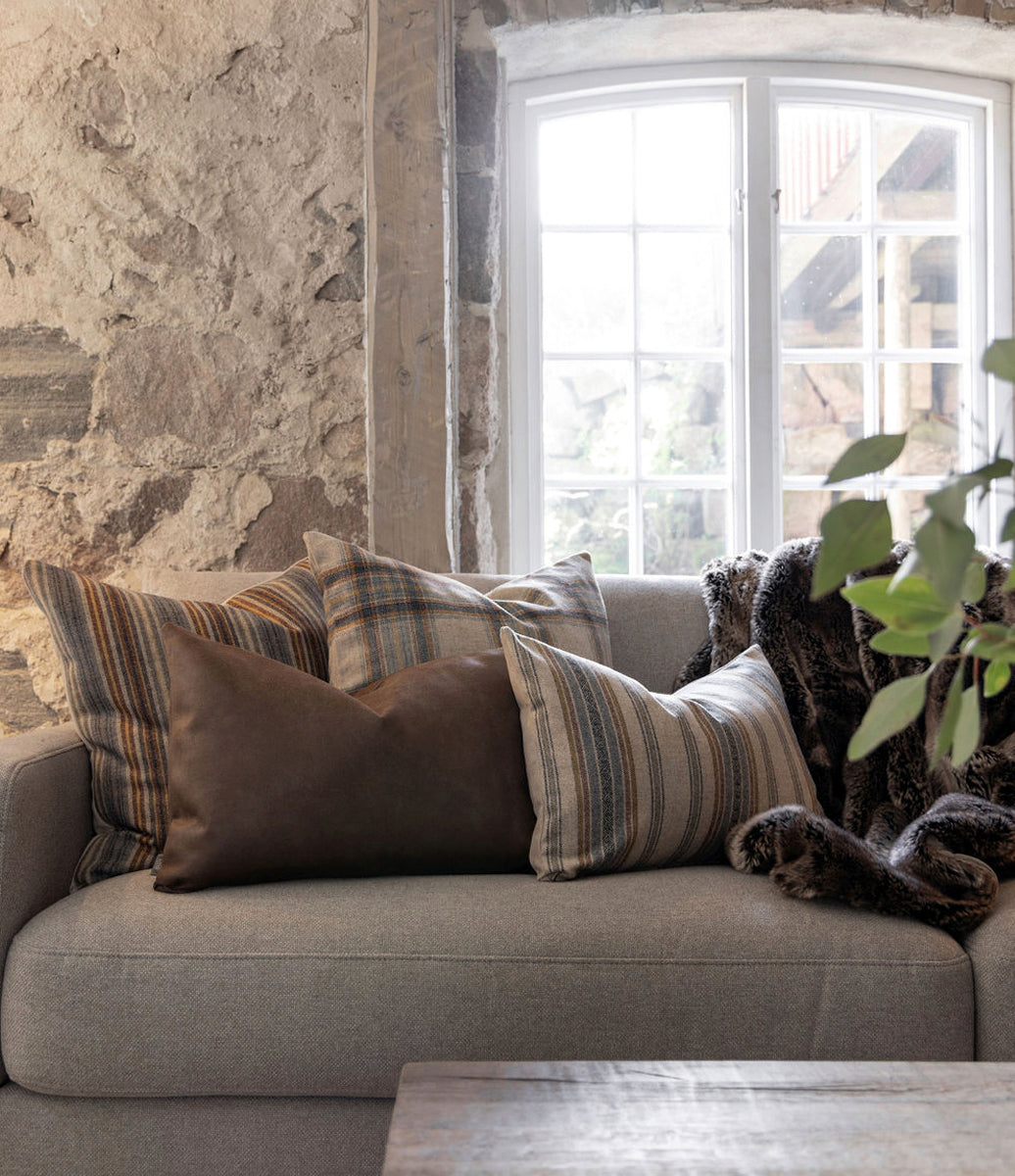 Kuddfodral Glensdale Check Denim