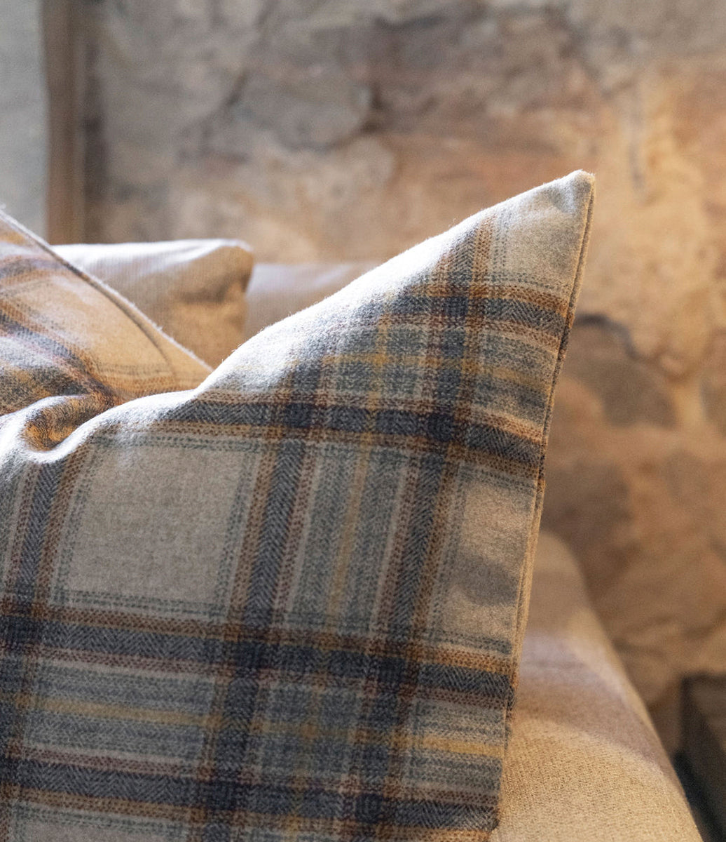 Kuddfodral Glensdale Check Denim