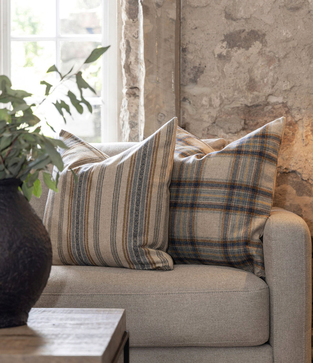 Kuddfodral Glensdale Check Denim