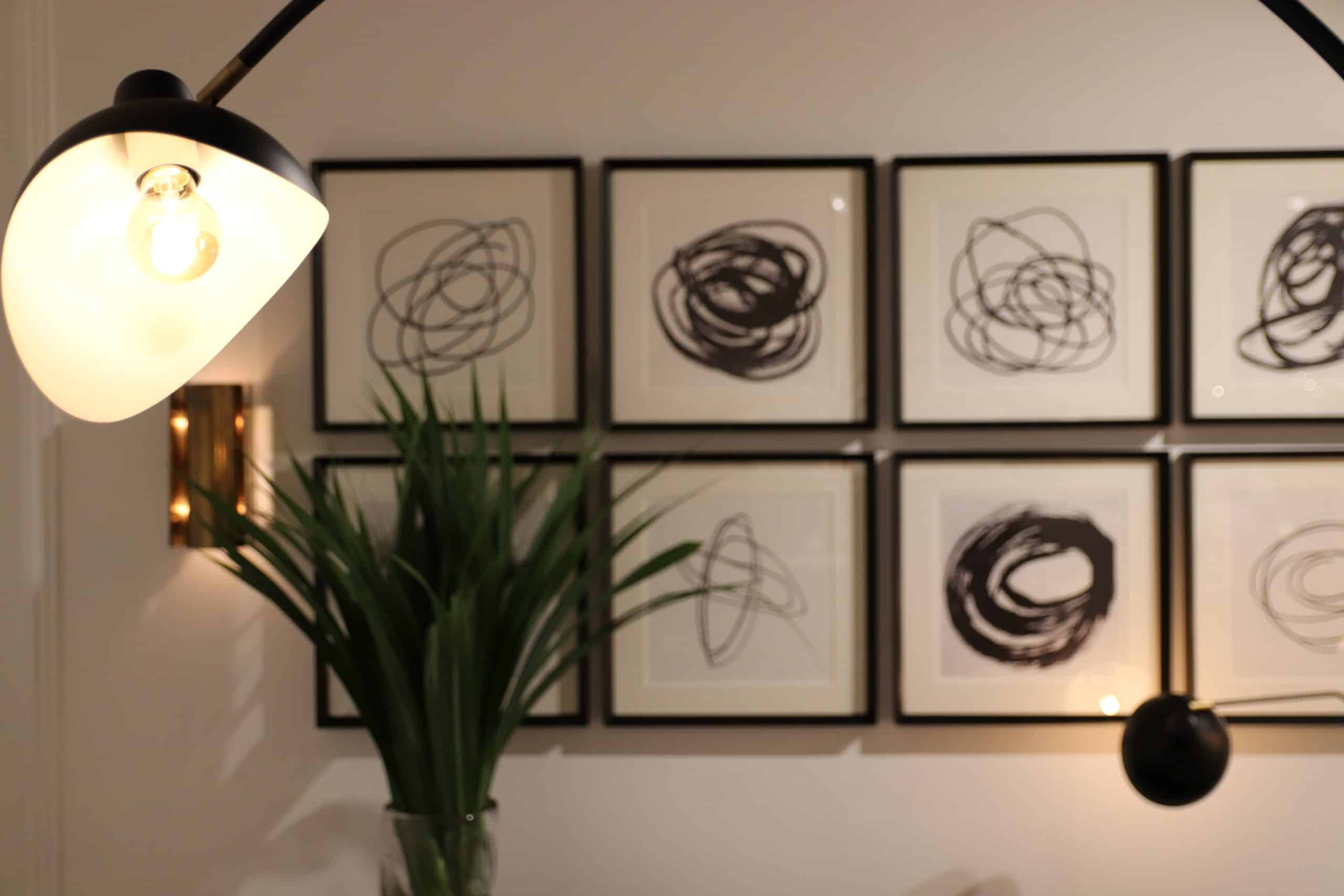 Black & White Collection set of 4