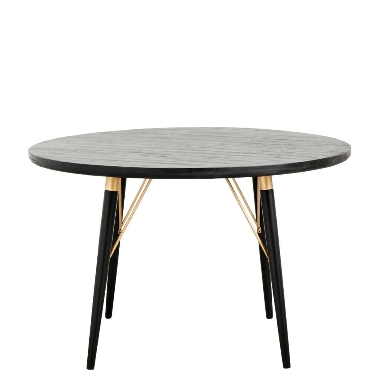 Matbord Luvua Black Wood