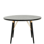 Matbord Luvua Black Wood