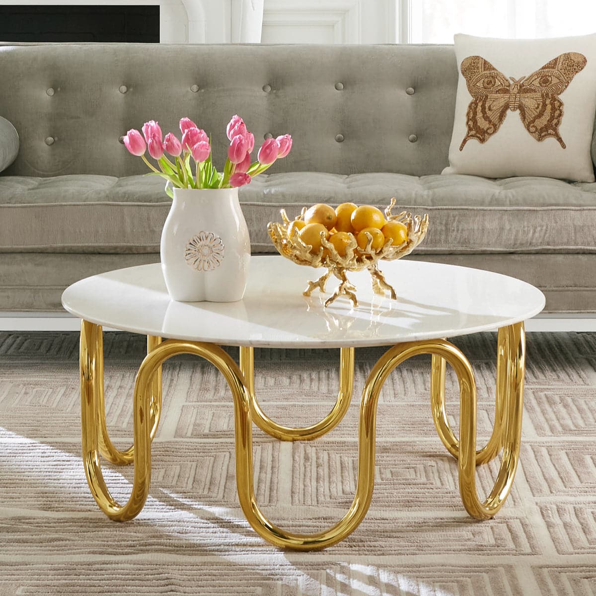 Vas Gilded Muse Edie