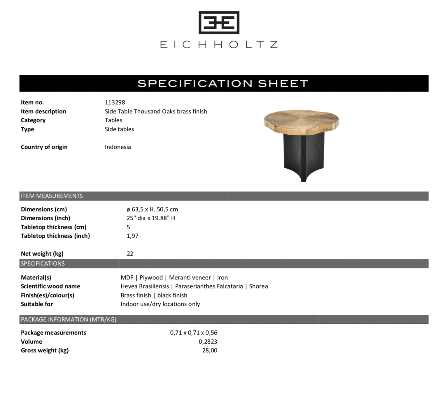 Sidobord Thousand Oaks