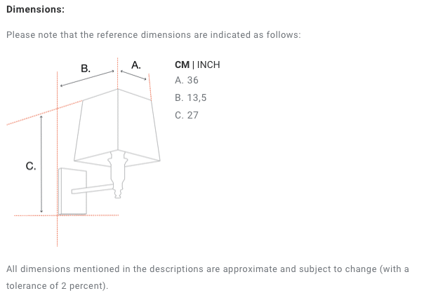 Vägglampa Westbrook