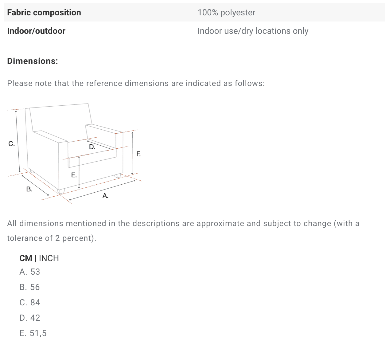 Matstol Cliff set om 2