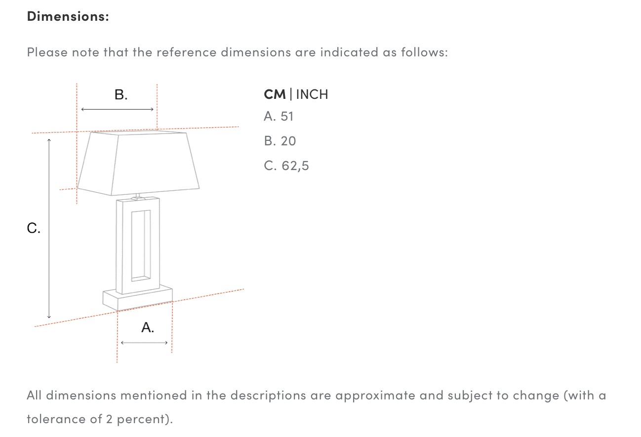 Bordslampa Xperience