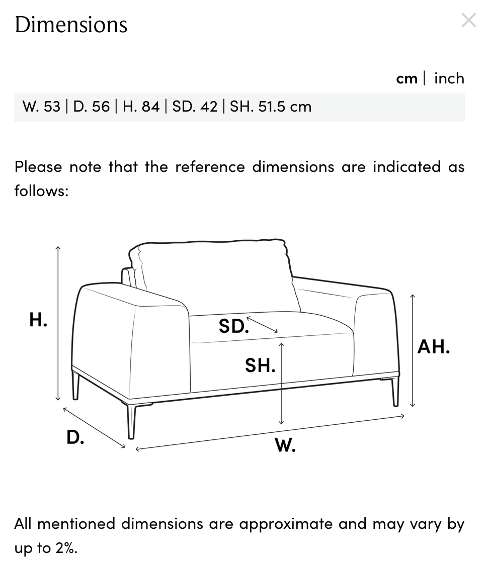 Matstol Cliff set om 2, outlet