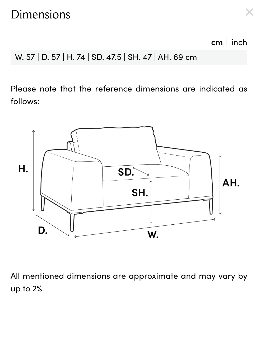 Matstol Filmore 2-Set