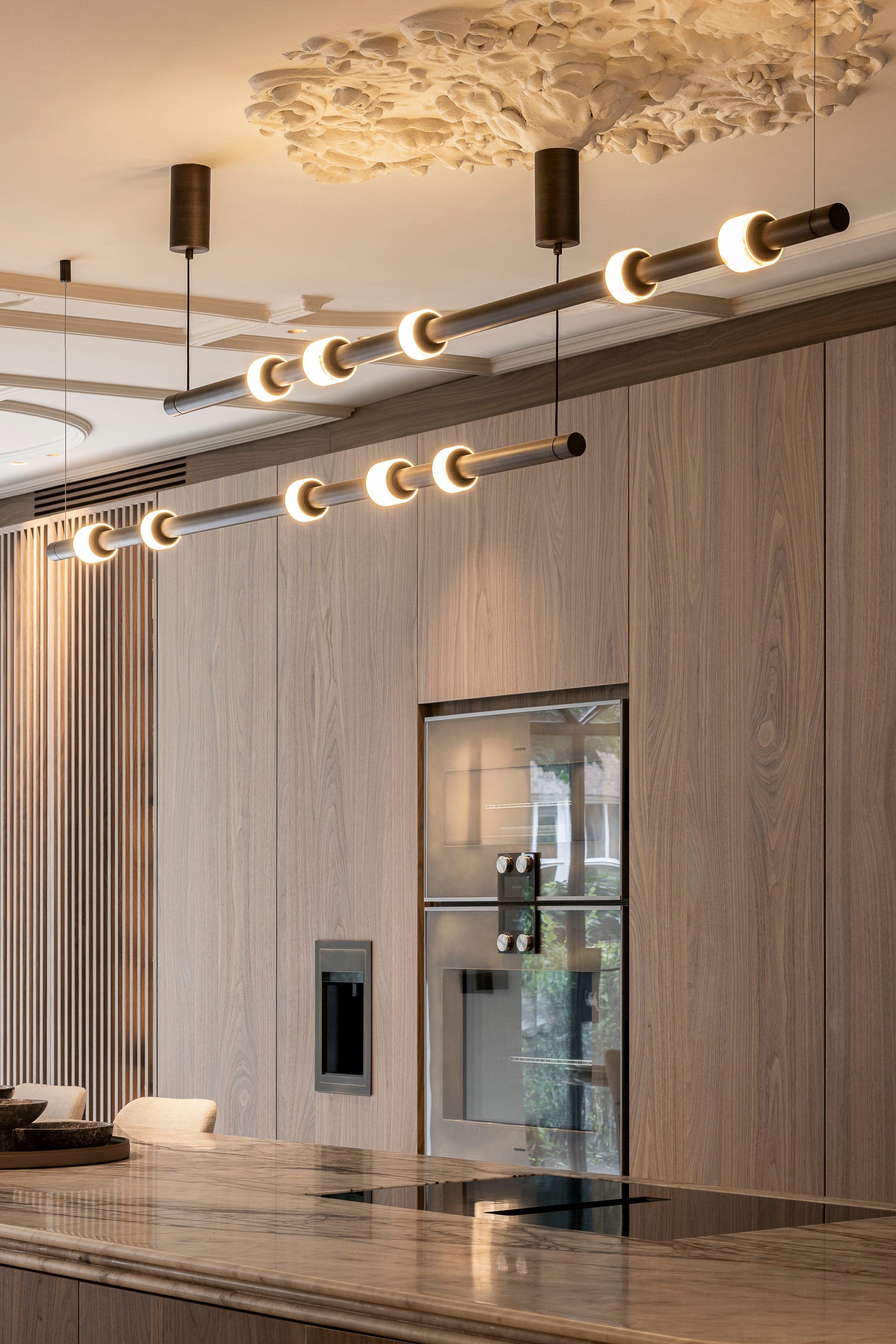 Taklampa Gio Brushed Brass