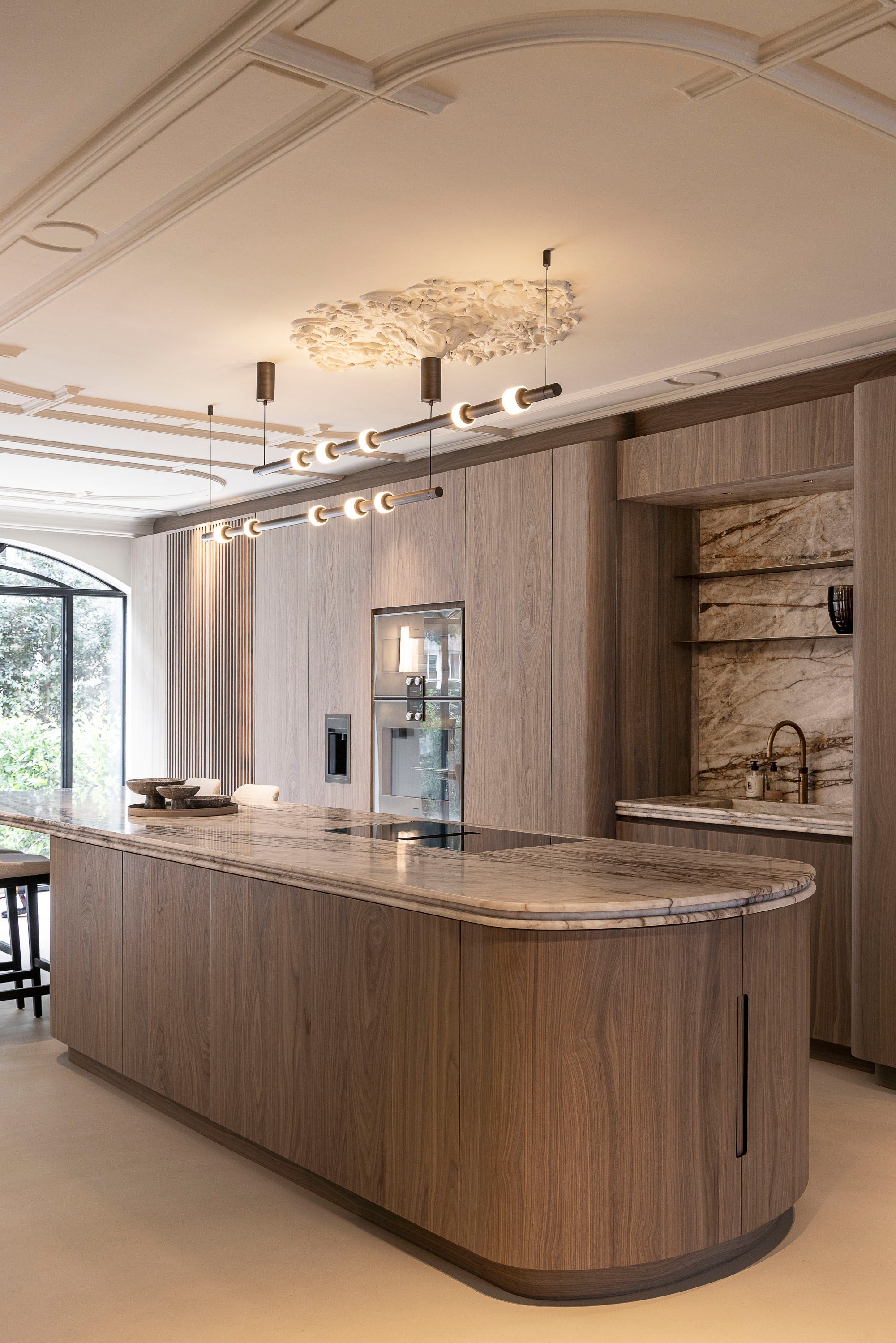 Taklampa Gio Brushed Brass