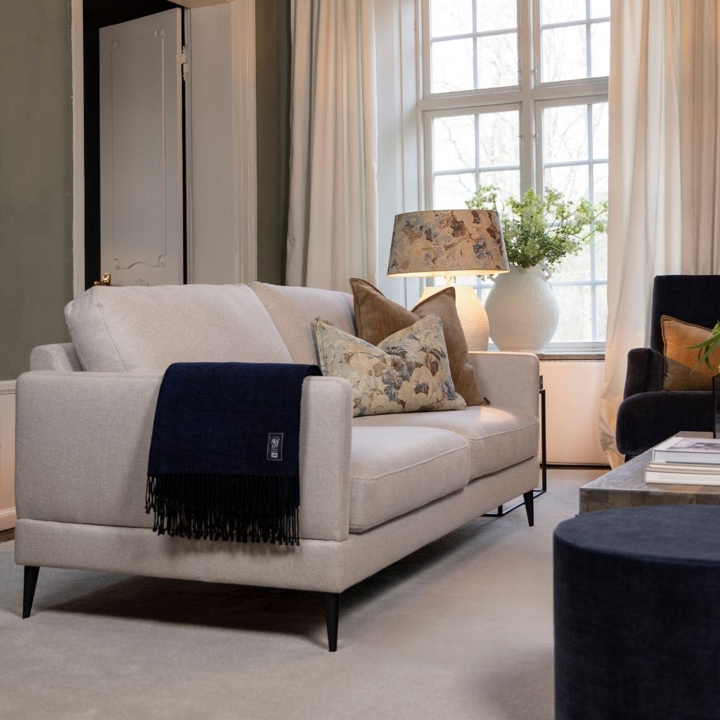 Kuddfodral Rosewood Flower – Blue