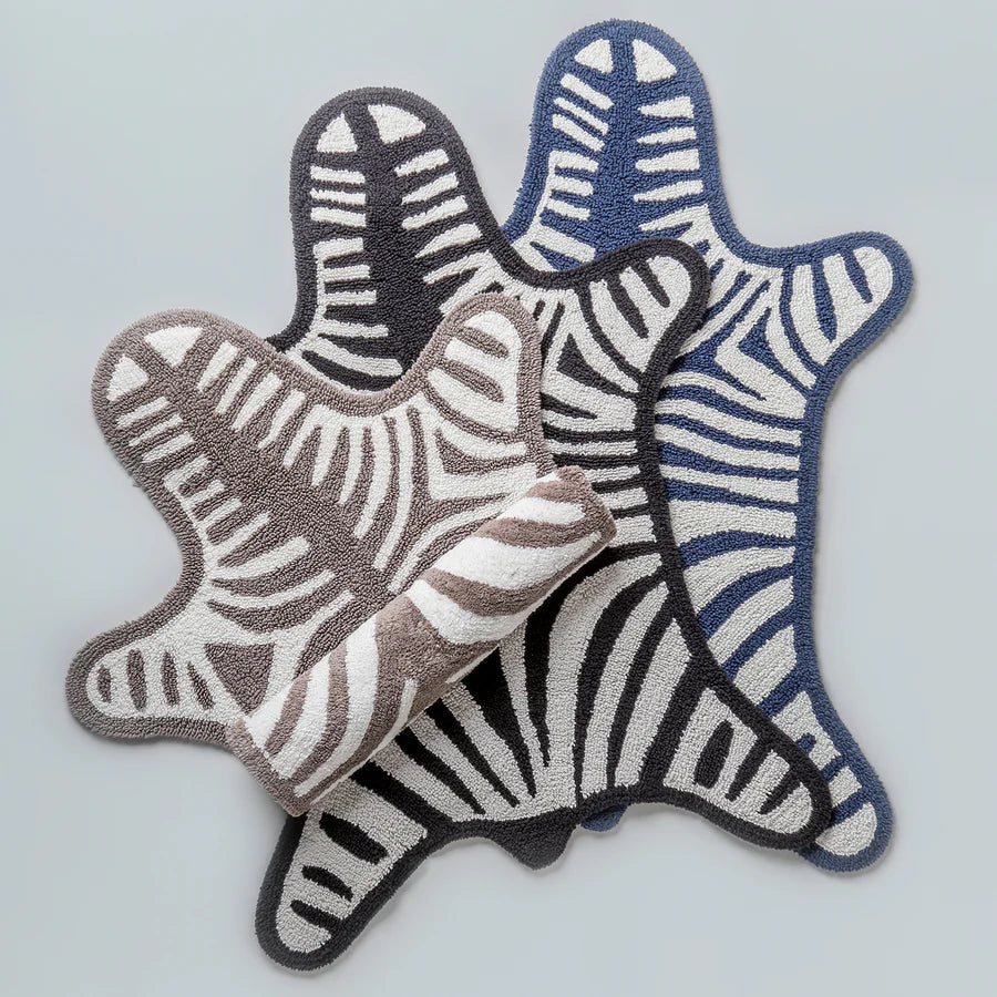 Badrumsmatta Zebra