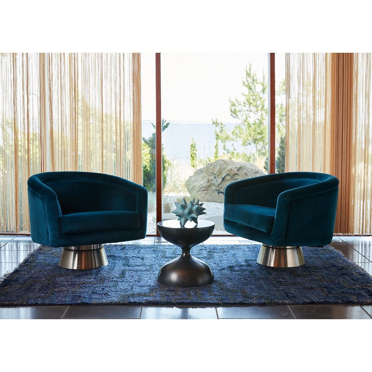 Snurrfåtölj Bacharach