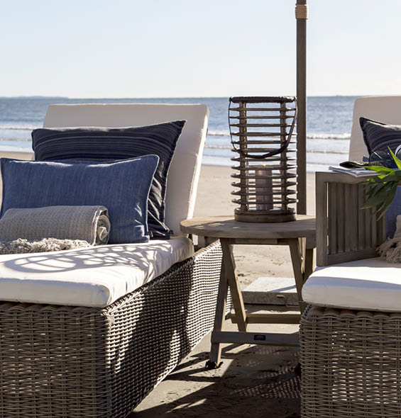 Sidobord Vintage Rund